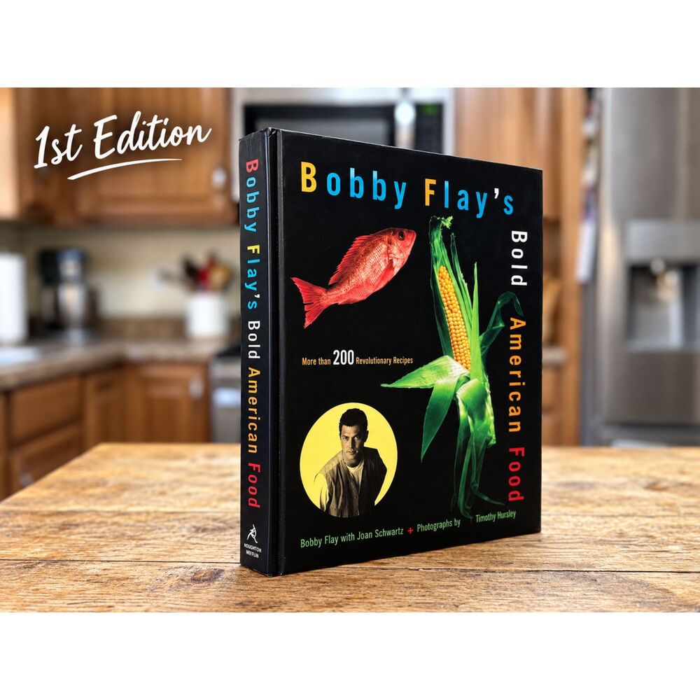 Bobby Flay's Bold American Food Cookbook 1st Edition Hardcover 1994